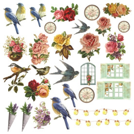 Односторонній папір Картки - 30,5х30,5 см від ScrapBerry's