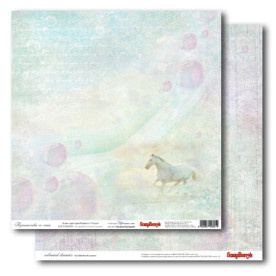 Двосторонній папір Кольорові сни: Подорожі по снам - 30,5х30,5 см від ScrapBerry's