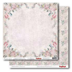 Двусторонняя бумага Цветные сны: В паутине кружев -  30,5х30,5 см от ScrapBerry's.