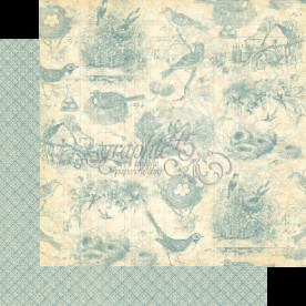 Двусторонняя скрапбумага Birds of a Feather от Graphic 45