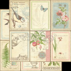 Двосторонній скраппапір Love Notes від Graphic 45