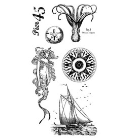 Набор акриловых штампов By the Sea 2, Graphic45