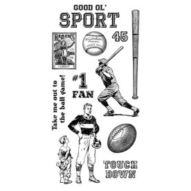 Набор акриловых штампов Good Ol' Sport 1, Graphic 45