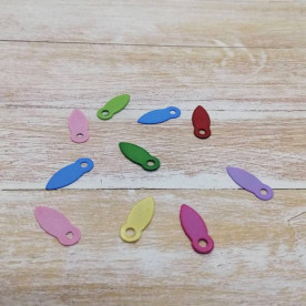 Набір анкерів металлічекіх, різнокольорові, 20х8 мм, 10 шт