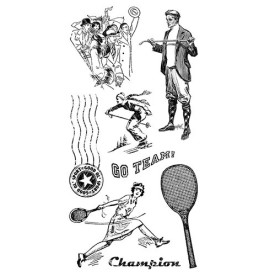 Набір акрилових штампів Good Ol 'Sport 3, Graphic45