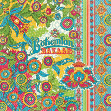 Двусторонняя скрапбумага Bohemian Bazaar 30x30 от Graphic 45