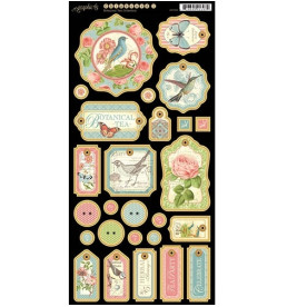 Набор высечек Botanical Tea 1 18x32 см от Graphic 45