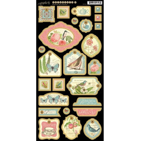 Набір вирубування Botanical Tea 2 18x32 см від Graphic 45