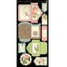 Набор наклеек Tags & Pockets Botanical Tea, Graphic 45