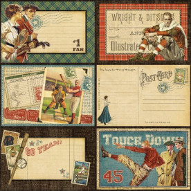 Двосторонній скраппапір Touchdown 30x30 від Graphic 45