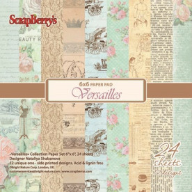 Набор бумаги Версаль 15х15 см 24 листа от Scrapberry's