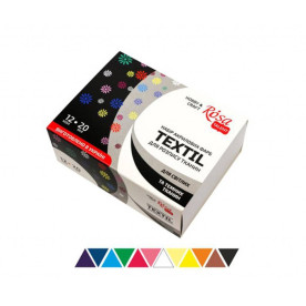 Набір акрфарб для розпису тканин, 12 кол, 20 мл, Rosa Talent