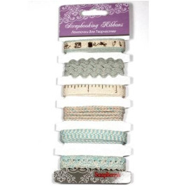Набір бавовняних стрічок 6 шт., 1 м глубой від Scrapberry's