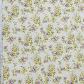 Декоративная ткань Флорес, размер 50х70 см, хлопок 70%, полиэстер 30%, плотность 160