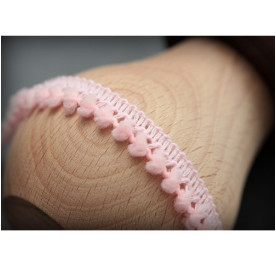 Лента с помпонами розовая, 1 см., 2 м. от Scrapberry's