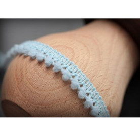 Лента с помпонами голубая, 1 см., 2 м. от Scrapberry's