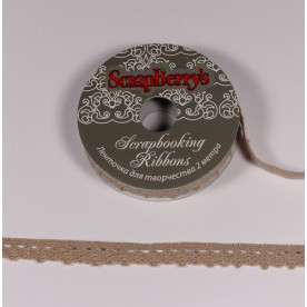 Кружевная тесьма Латте 1,1 см 2 м от Scrapberry's