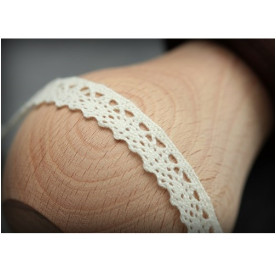 Мереживна тасьма бежева 1,1 см 2 м від Scrapberry's