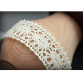 Кружевная тесьма кремовая 2,3 см 2 м от Scrapberry's