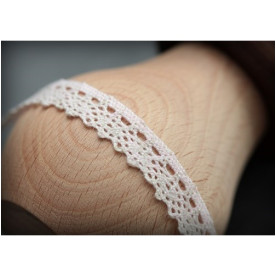 Мереживна тасьма мультиколор рожево-блакитний 1,1 см 2 м від Scrapberry's