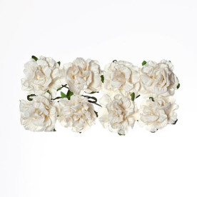 Набор гвоздик 22 мм 8 шт. белого цвета от Scrapberry's