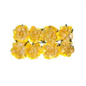 Набор гвоздик 20 мм 8 шт. нежно-желтого цвета от Scrapberry's