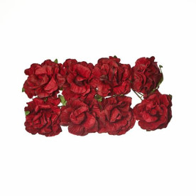 Набір гвоздик 20 мм 8 шт. бордового кольору від Scrapberry's