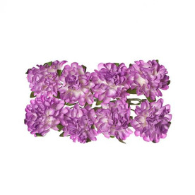 Набор астр сиреневого цвета 8 шт. 20 мм от Scrapberry's