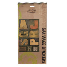 Стікери Salvage Stickers - Eclectic від Tim Holtz