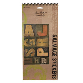 Стікери Salvage Stickers - Eclectic від Tim Holtz
