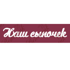 Чипборд  "Наш сыночек 02" 21x140 мм от Вензелик