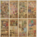Набір наклейок Salvage stickers - Seasonal від Tim Holtz