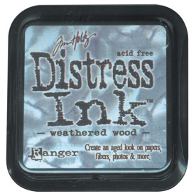 Фарба для Штампінг Distress Pad - Weathered Wood від Tim Holtz