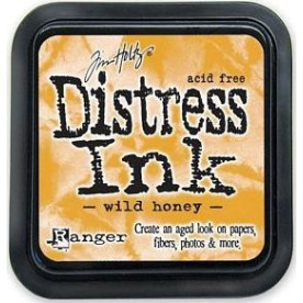 Краска для штампинга Distress Pad - Wild Honey от Tim Holtz