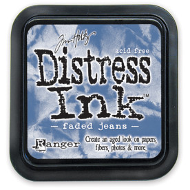 Фарба для Штампінг Distress Pad - Faded Jeans від Tim Holtz