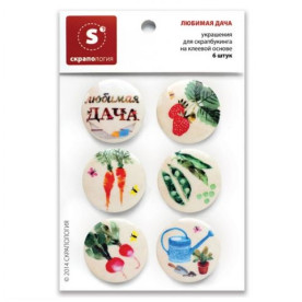 Набор топсов "Любимая дача", 6 штук