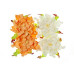 Набор из 4 декоративных цветков гардений персикового и белого цвета 7 см