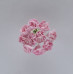 Набір з 10 декоративних квіток хризантеми ніжно-рожевого кольору 10 мм