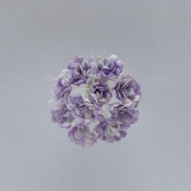 Набор из 10 декоративных цветков хризантемы сиреневого цвета 10 мм