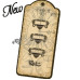 Набор металлических украшений Ornate Metal Label Holder, 3 шт от Graphic 45