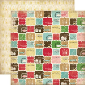 Двосторонній папір Secret Recipe 30х30 см від Carta Bella