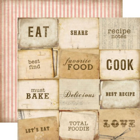 Двосторонній папір Must Bake 30х30 см від Carta Bella