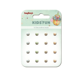 Набір брадс з 16 шт "Забава" від ScrapBerry's