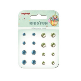 Набор брадсов "Забава" 16 шт от компании ScrapBerry's