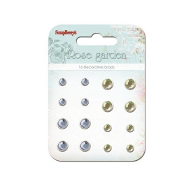 Набір брадс "Троянди" 16 шт від ScrapBerry's