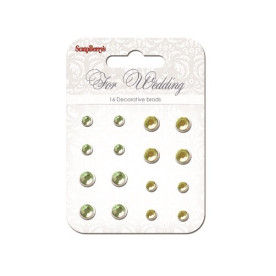 Брадсы, набор из 16 шт "For wedding" от ScrapBerry's