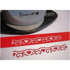 Бордюрный дырокол Ribbon Heart от Dovecraft