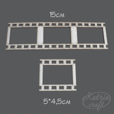 Чіпборд Кадр №1 15см і 5x4,5см 2 елементи від Katrin Craft