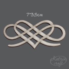 Чипборд Украшение №2 7x3,5см от Katrin Craft