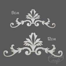 Чипборд Вензель №9  9см и 12см 2 элемента от Katrin Craft